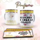 Caneca profissões glitter - Design de sobrancelhas - Modelo S