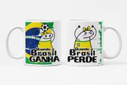 Caneca Quando O Brasil Ganha e Perde Modelo 1