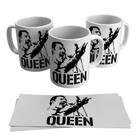 Caneca Queen Freddie Mercury Caricatura Cantor Rock 325ml - Live