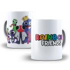 Camisa Camiseta Rainbow Friends Copo Roblox Colar Kit Gamer em