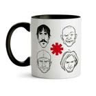 Caneca Red Hot Chili Peppers 03 Alça e Interior Preto - Maluco por Caneca