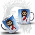 Caneca Religiosa JESUS Em Chibi Desenho Deus - MEGA OFERTA!