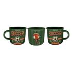 Caneca Retrô Soccer Player Jogador De Futebol 340ml