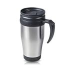 Caneca Revestida em ACO INOX 410 ML Preta WELF