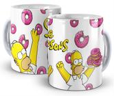 Caneca Simpsons - Homer e Rosquinha