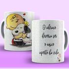 Caneca Snoopy O Abraço - Jlssublimação