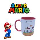 Caneca Super Mário Bros e luigi - Esmaga Tartaruga - Cerâmica