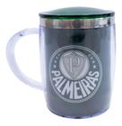 Caneca Térmica Arredondada Com Tampa 450ml - Palmeiras - Mileno