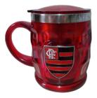 Caneca Térmica Brasão De Metal 500ml Do Flamengo Oficial - MILENO