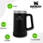 Caneca Térmica Cerveja Stanley 709ml - Matte Black