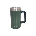 Caneca Térmica Chopp Cerveja Inox Copo Térmico 700Ml Verde - Giganteeletro