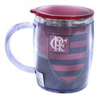 Caneca Térmica Com Tampa Flamengo 450ml Faixa