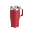 Caneca Térmica De Inox Com Capacidade Para 700 Ml Acompanha uma tampa de plástico transparente