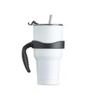 Caneca térmica de inox com capacidade para 800 ml, contém duas tampas, - Shop 30