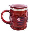 Caneca Térmica Relevo Com Tampa 500ML - Flamengo - Mileno