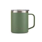 Caneca Térmica Verde Militar Com Tampa 370Ml Kouda