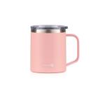 Caneca Térmico Rosa Claro Com Tampa 370Ml Kouda