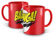 Caneca The Big Bang Theory Alça e Inter/ Vermelha