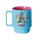 Caneca Tina 400ml Amiga High Five Zona Criativa