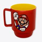 Caneca Super Mário Bros e luigi - Esmaga Tartaruga - Cerâmica