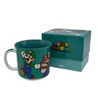 Caneca tom mario e luigi 350ml - Nintendo