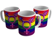 Caneca transexual lgbt presente pride orgulho - Mago das Camisas