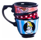 Caneca Trio Alice Hora do Chá da Zona Criativa de 250ml