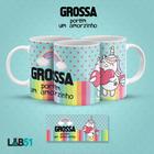 Caneca unicórnio grossa, porém um amorzinho - LiveSub