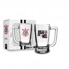 CANECA VIDRO 340ml TABERNA - CORINTHIANS para cerveja e chopp - Brasfoot