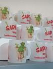 Caneca Vidro Fosco Personalizada