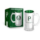 Caneca vidro metalic times - palmeiras