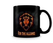 Caneca World Of Warcraft Aliança - Preta - Starnerd