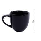 Caneca xícara de porcelana 95ml lisa café e chá utilidades clássico