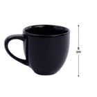 Caneca xícara de porcelana 95ml lisa café e chá utilidades ótima qualidade