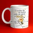 Caneca Xícara Dia Dos Namorados Flork Troféu Da Minha Vida Casal Love Presente Amor- MEGA OFERTA!