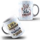 Caneca Xícara Páscoa Dia Da Ressurreição De Cristo Feliz Páscoa Porcelana MEGA OFERTA!