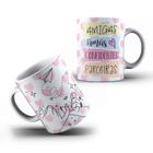 Caneca Xícara Personalizada Amizade Irmãs Confidentes Parceiras Presente- MEGA OFERTA! - JKB