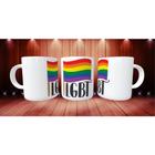 Caneca Xícara Personalizada Bandeira LGBT e LGBTQIA+ OFERTA Porcelana- MEGA OFERTA!