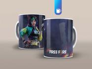 Caneca Game Free Fire com Nome Personalizado