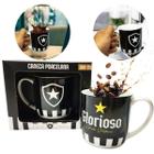 Caneca Xicara Porcelana Premium Urban 300Ml Café Botafogo - Brasfoot