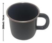 Caneca Xícara Retrô Esmaltada 300Ml Café Chá Jjb Uitilidades - Jjb Utilidades