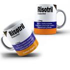 Caneca Xícara Risotriu Rótulo De Caixa De Remédi Engraçada e Divertida Porcelana- MEGA OFERTA! - jkb