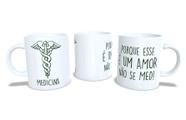 Canecas de Porcelana Branca Personalizadas Profissões 5