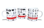 Canecas de Porcelana Branca Personalizadas Profissões 6