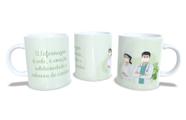 Canecas de Porcelana Branca Personalizadas Profissões