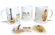 Canecas de Porcelana Personalizadas Instrumentos Musicais