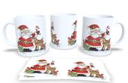 Canecas de Porcelana Personalizadas Papai Noel