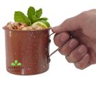 Canecas Moscow Mule Alumínio Pintado Cobre 350 Ml Drinks