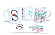 Canecas Personalizadas Alfabeto Black com Frases