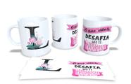 Canecas Personalizadas Alfabeto Flores